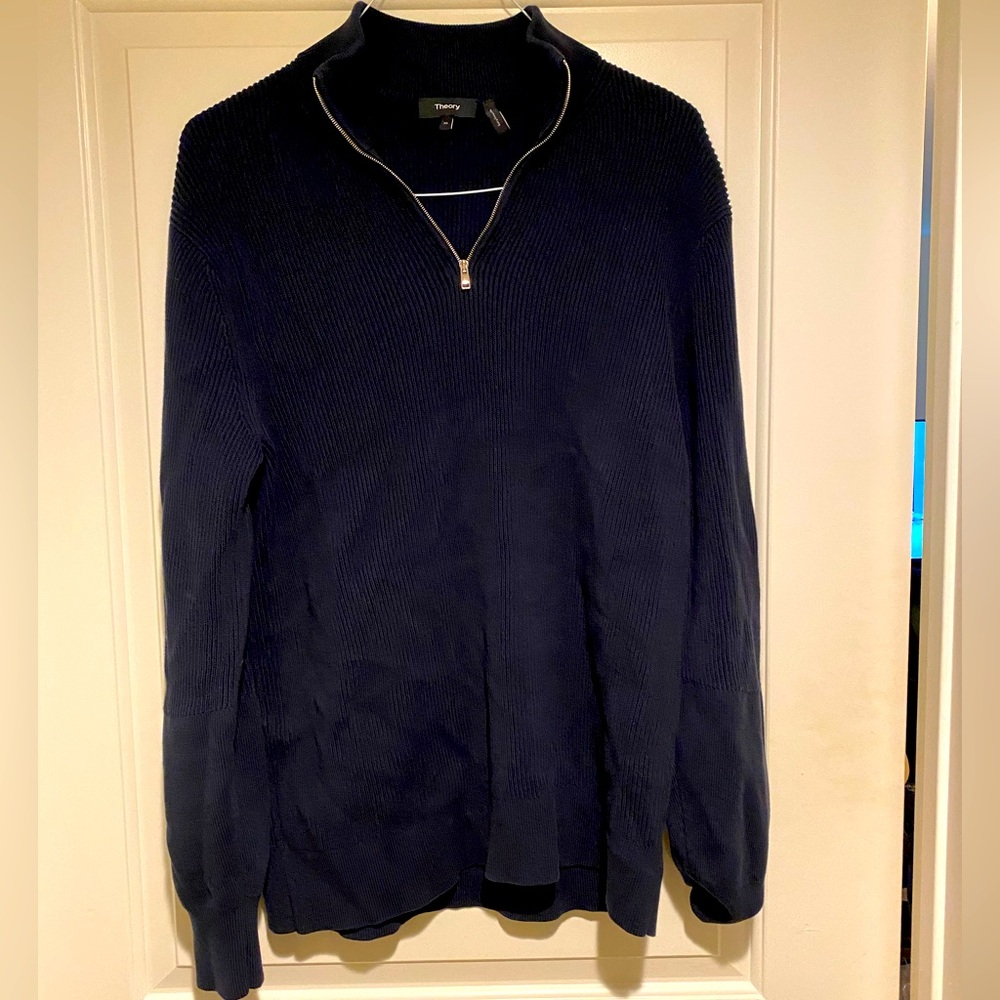 Theory Quarter Zip Sweater